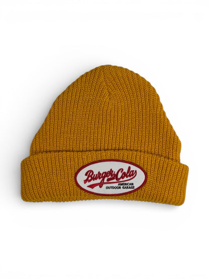 B&C OVAL Patch Beanie